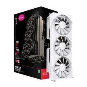 XFX 라데온 RX 9070 XT SWIFT WHITE D6 16GB 그래픽카드 STCOM