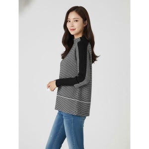 [프렐린]  자카드 가오리 니트 풀오버-RP300W232