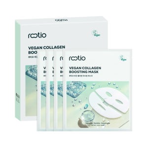 루티오 모공 앰플팩 비건 콜라겐 부스팅 마스크 1 Box (4매)