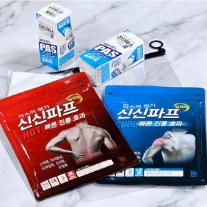 신신파스 5매입 1팩 핫파스 쿨파프신신파프5매+신신제약 쿨연고+자외선 차단 쿨토시