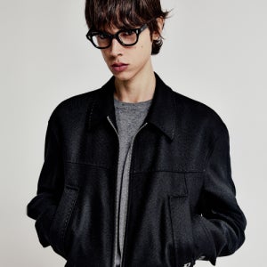 [엘무드] 아이코닉 울 블루종 자켓 MAINE 블랙 L4AO0025BK