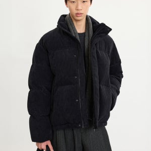 [티엔지티] European-goose Corduroy Down Jumper (Dark Navy) TNJU5F206N2