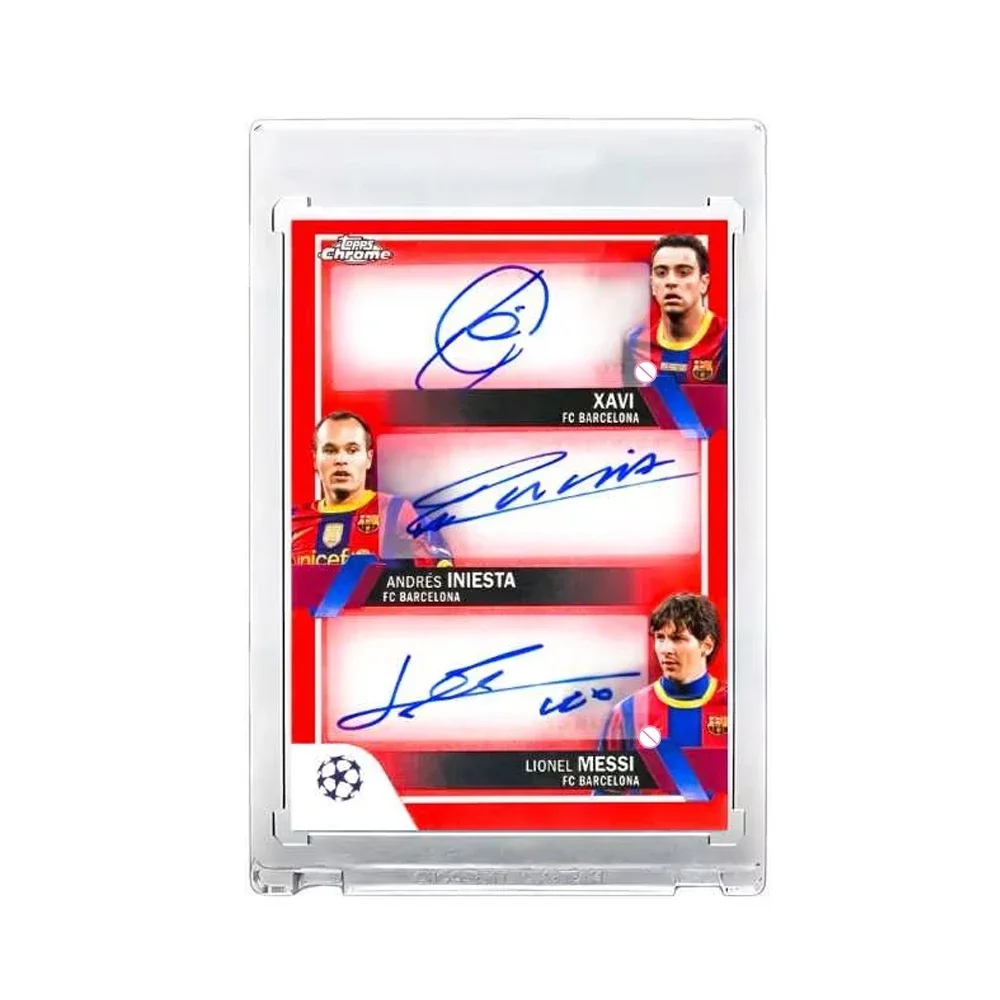 Panini 스타 컬렉션 카드 벽돌 홈 메이드 굴절 반짝이 DIY 메시 크리스티아누 호날두 벤제마 Xavi Bellingh  05 06
