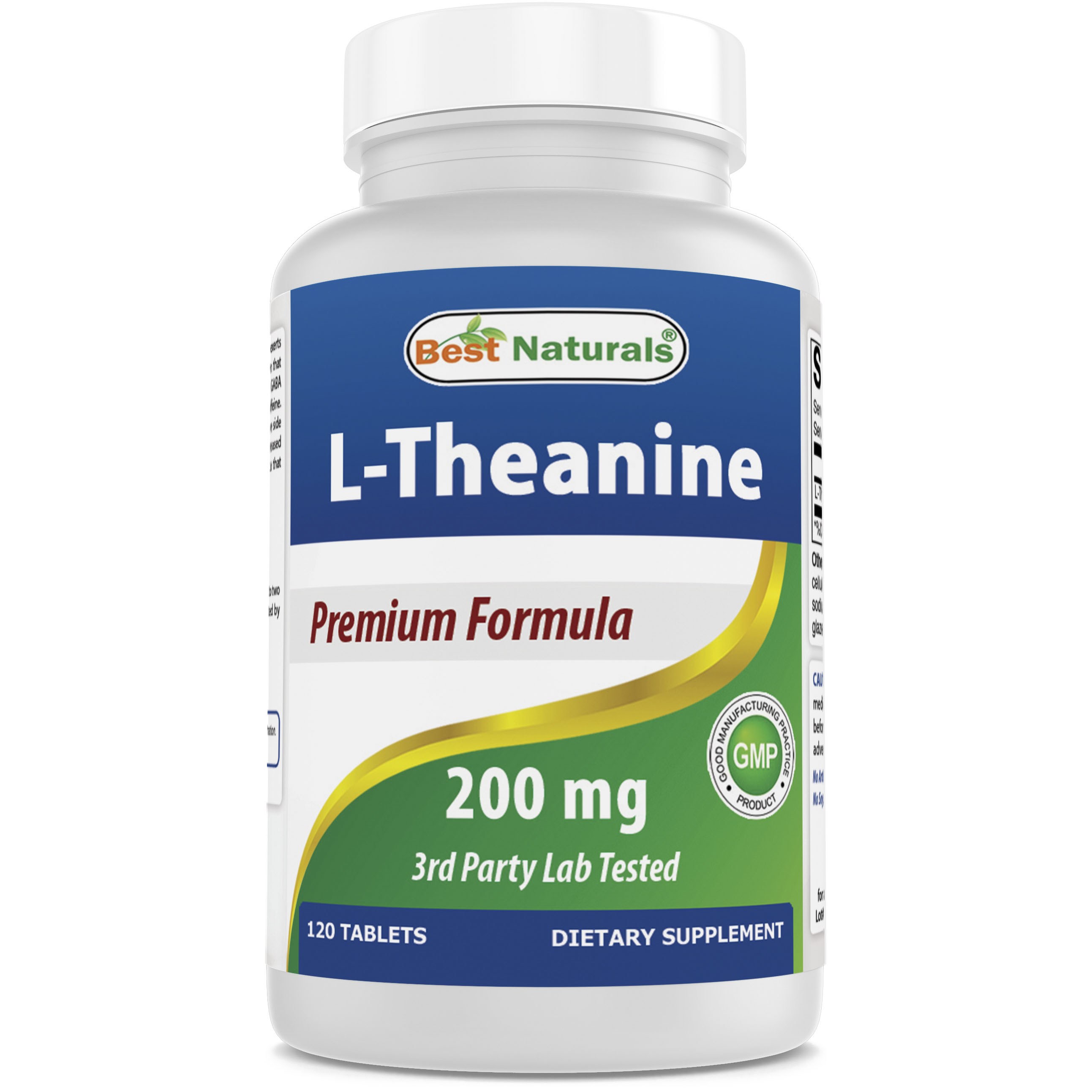 베스트네츄럴스 프리미엄 포뮬러 <b>L-테아닌 200mg</b> 타블렛  120정  1개