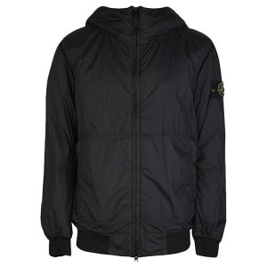 스톤아일랜드 스톤 25FW 가먼트다이 크링클 랩스 프리마로프트 후드자켓 블랙 K2S15 4100013 S0A23 V0029