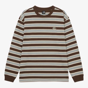 노스페이스 남성 이지온 스트라이프 긴팔 티셔츠 NT7TR56B