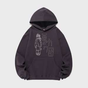 [나이스고스트클럽] WARUKAWADAN HOODIE_DARK PURPLE(NG2FFUM403A)