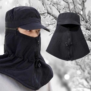 방한 털기모 운동 마스크형 모자 캡모자 남녀 공용