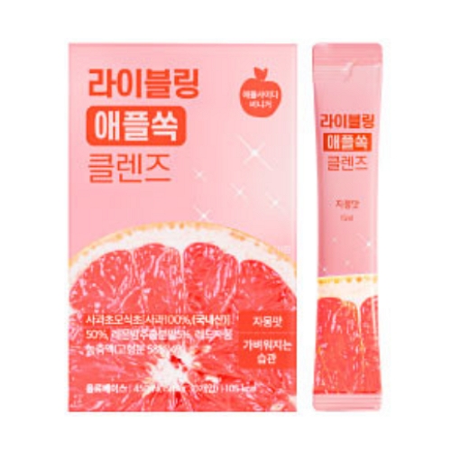 애플쏙 클렌즈 자몽맛 제품 이미지