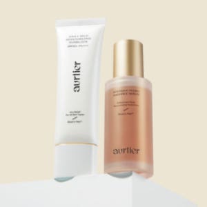 오르띠에 촉촉한 순 선크림 + 수분 보습 광채 세럼