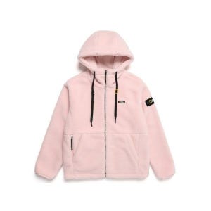 내셔널지오그래픽 N234UFJ910 코스토니 플리스 뽀글이 후드 집업 INDIAN PINK 378732