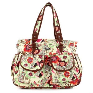 오일릴리 트로피컬 버드 크림 화이트 크로스백 45271 여성 Diaper 백 가방 10888271 142643722
