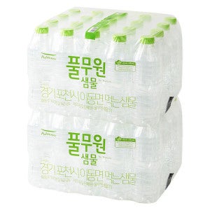 풀무원샘물 풀무원 샘물 무라벨 생수 500ml 40개