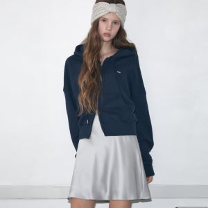 [쏘이르] STANDARD ZIP UP HOODIE - NAVY