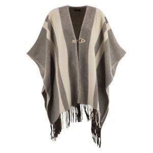 [페이] (WOMAN) 25FW Wool Poncho with Hook NSWF2516820WPA