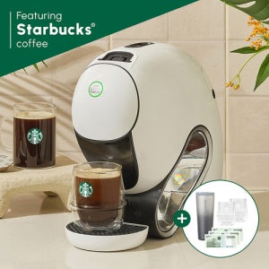 돌체구스토 [신세계 3만원권] 돌체구스토 네오 카페 캡슐 커피머신 (굿즈 스타벅스 시그니처 웬디 텀블러 + 네오 더블 월 글라스 컵 2개)