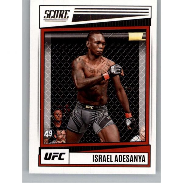 2022 파니니 UFC 193 이스라엘 아데산야 미들급 스코어 공식 MMA 트레이딩 카드 원시NM 이상 상태 기록
