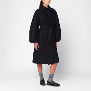 [해리스와프런던] (WOMAN) 25/26FW Black wool belted coat AA1530MLK/XL_HARWH-199_102