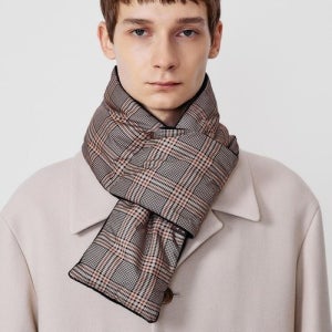 [닥스 액세서리] 닥스 구스다운패딩남성 체크 패딩 머플러 닥스핸드백 DBMU5F955W3