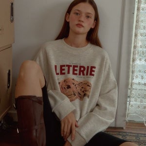 [레터리] CRISPY COOKIE SWEATSHIRT_OATMEAL