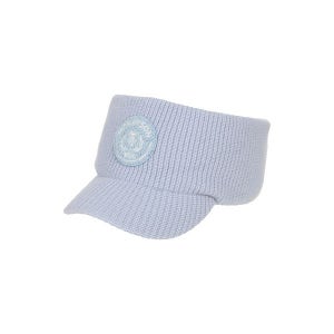 [맥케이슨]  여성 니트 썬캡 골프모자 라이트블루 MDW4CA615LBL
