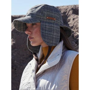 [맥케이슨]  여성 헤리티지 귀달이 체크 골프모자 그레이 MDW4CA624GRE