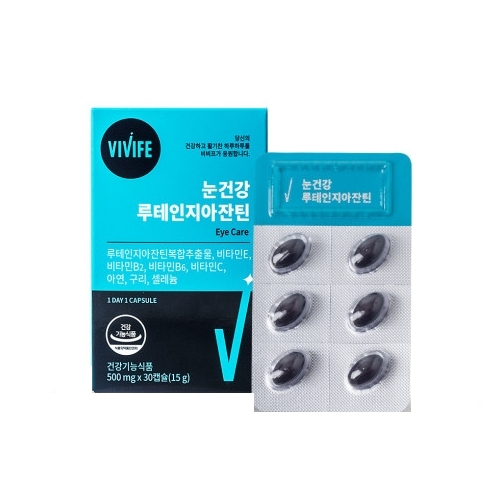 일화 눈건강 루테인지아잔틴 500mg x 30캡슐, 1개