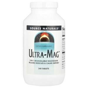 소스내추럴스 <b>울트라</b> 마그네슘 <b>Ultra</b> <b>Mag</b> 240 타블렛 417005