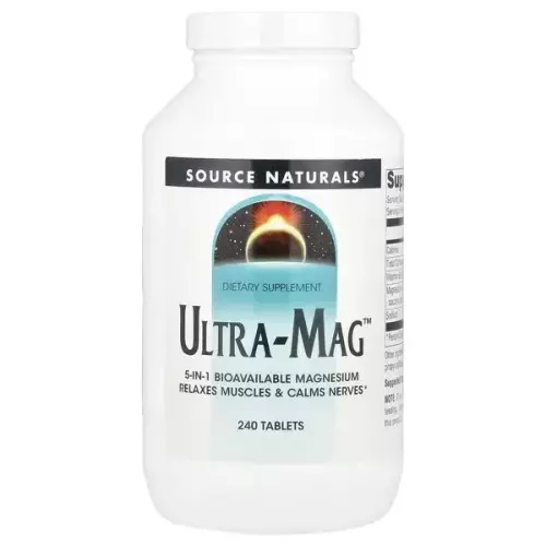 소스내추럴스 <b>울트라</b> 마그네슘 <b>Ultra</b> <b>Mag</b> 240 타블렛 417005