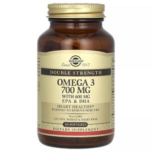 솔가 <b>오메가3</b> 더블 스트렝스 <b>700</b><b>mg</b> 소프트젤 60정 <b>해외</b> 416730