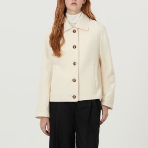 [키이스] 골드 버튼 카라 자켓 KE24W1FRJ9291