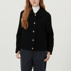 [키이스] 골드 버튼 카라 자켓 KE24W1FRJ9299