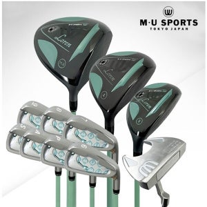 M.U.스포츠 엠유스포츠 MU 로렌 여성용 골프클럽 골프채풀세트 골프백세트 (11pcs)