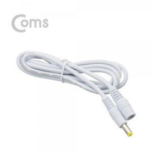 [BT005] Coms DC 5.5 전원 케이블(연장) 1.5M, White