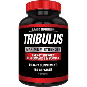 <b>아라조 뉴트리션</b> 트리뷸러스 남가새 1500mg 사포닌 45% 180캡슐