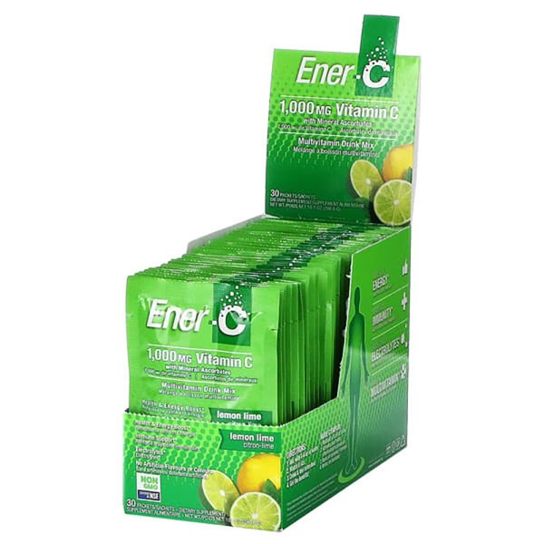 <b>비타민C</b> 종합<b>비타민</b> 드링크 믹스 <b>레몬 라임</b> 맛 <b>1000mg</b> 9.56g x 30팩