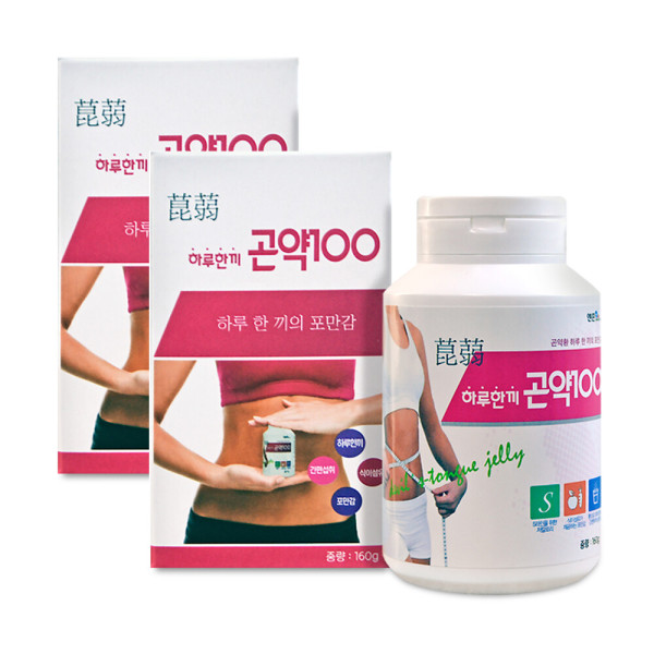 엔존비앤에프 곤약 <b>글루코만난</b> 곤약감자 추출 분말 가루 곤약캡슐 곤약환 2통