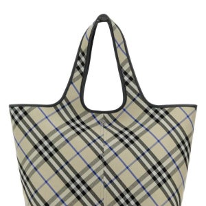 버버리 체크 미듐 토트백 8105768 B9629 여성 쇼퍼백 탑핸들백 핸드백 Embroidered canvas shopping bag 142552544