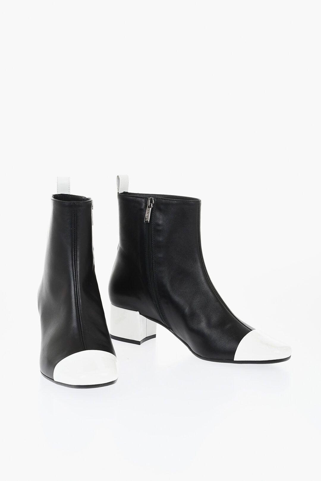 Carel Paris 투톤 앵클 부츠 에스팀 비스 페이턴트 디테일 6cm Two Tone Ankle Boots ESTIME BIS with Patent Detai 144218833