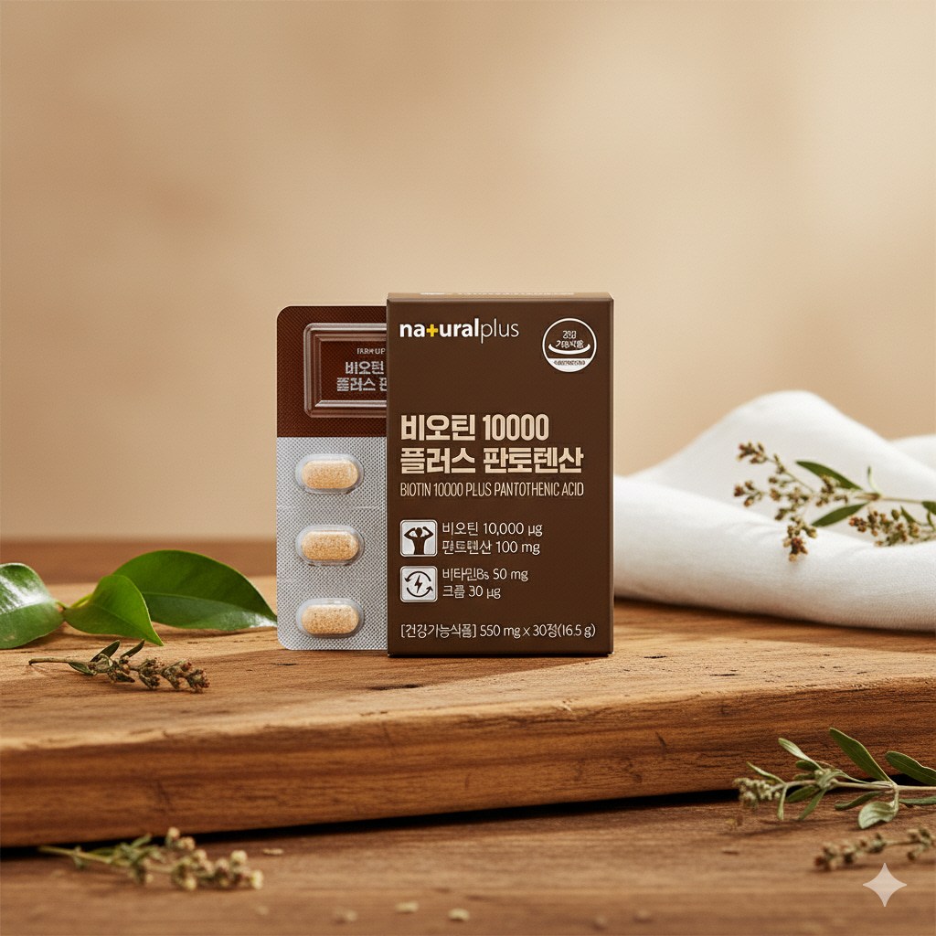 진스샵 독일산 맥주 건조 효모 독일 비오틴 정 판토텐산 영양제 30정  1박스