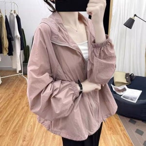 [다올] 여름바람막이 깔끔한 라이트핏 디자인 여자 외출 바람막이 썸머_WFIJFGU