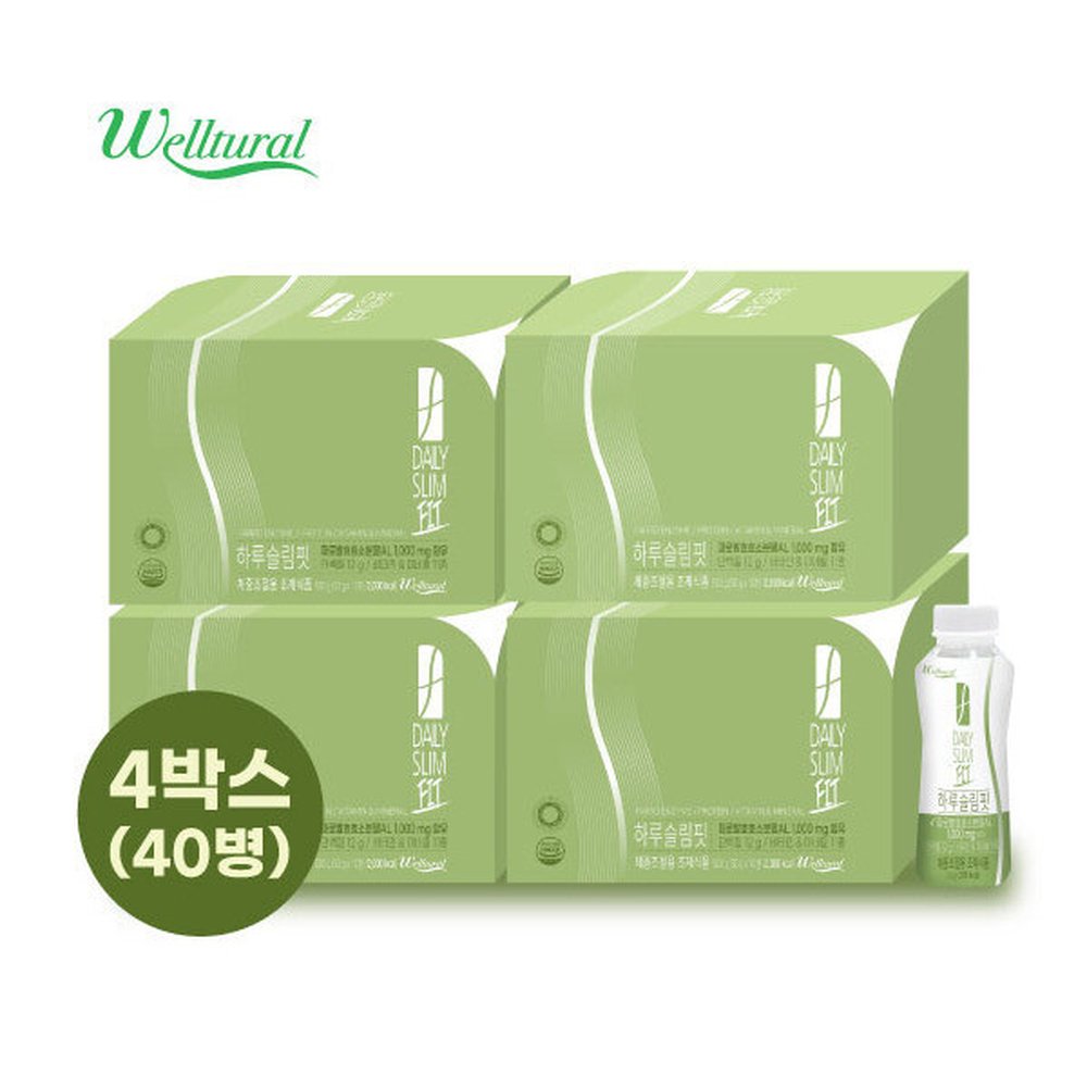 체중조절용조제식40병 하루슬림핏 4박스(50g x 10병 x 4박스)  4개  50g