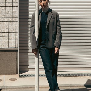 [유니폼브릿지] back slit blazer(womens) grey