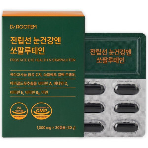 닥터루템 전립선 눈건강엔 쏘팔루테인 1000mg X 30캡슐, 3개