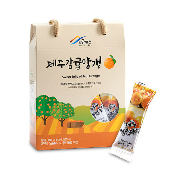 밀양한천 제주감귤 양갱