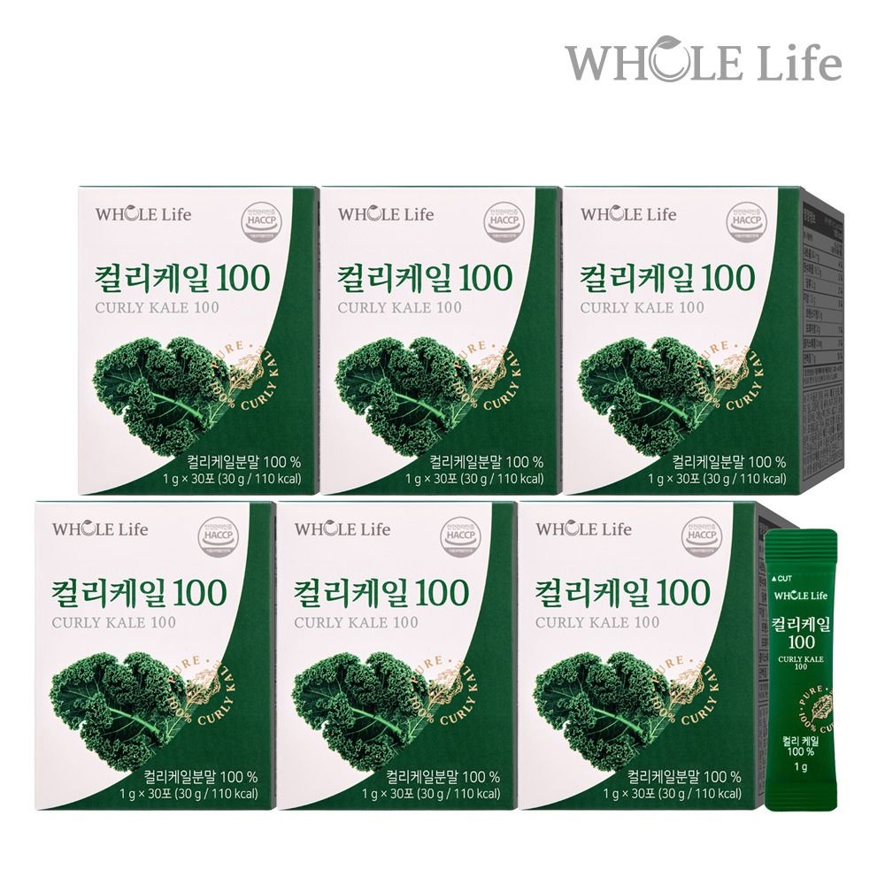 <b>홀라이프</b> (현대Hmall) <b>홀라이프</b> 컬리케일 100 30포 x 6박스