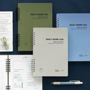 데일리 A5 업무일지 작업 노트 색상랜덤 (WFGFIC2)
