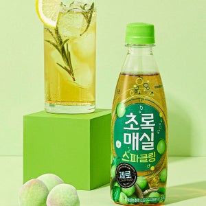 [웅진식품] 💛0Kcal💛 초록매실 스파클링 제로 350mL 20개