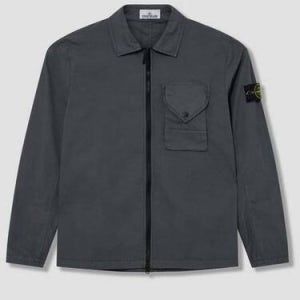 스톤아일랜드 11010 스트레치 코튼 개버딘 Overshirt Regular 핏 오버셔츠 레귤러핏 791511010 V0062 /1