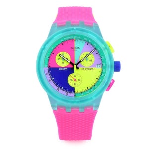 스와치 (현대Hmall) 스와치 SUSG408 NEON FLASH ARROW 남성 우레탄시계